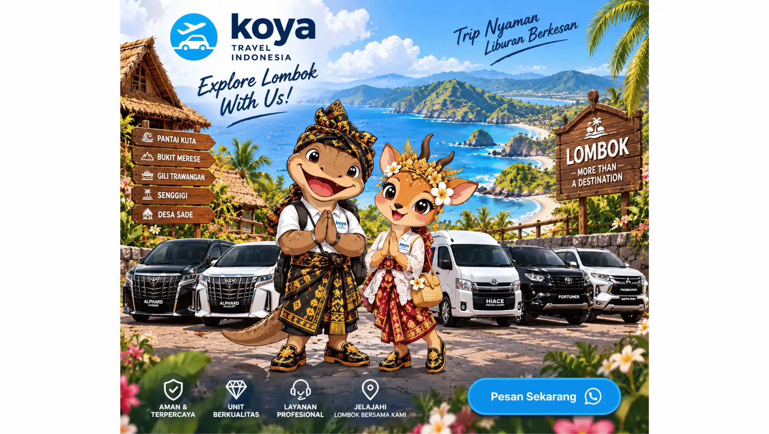 Rental Mobil Lombok
